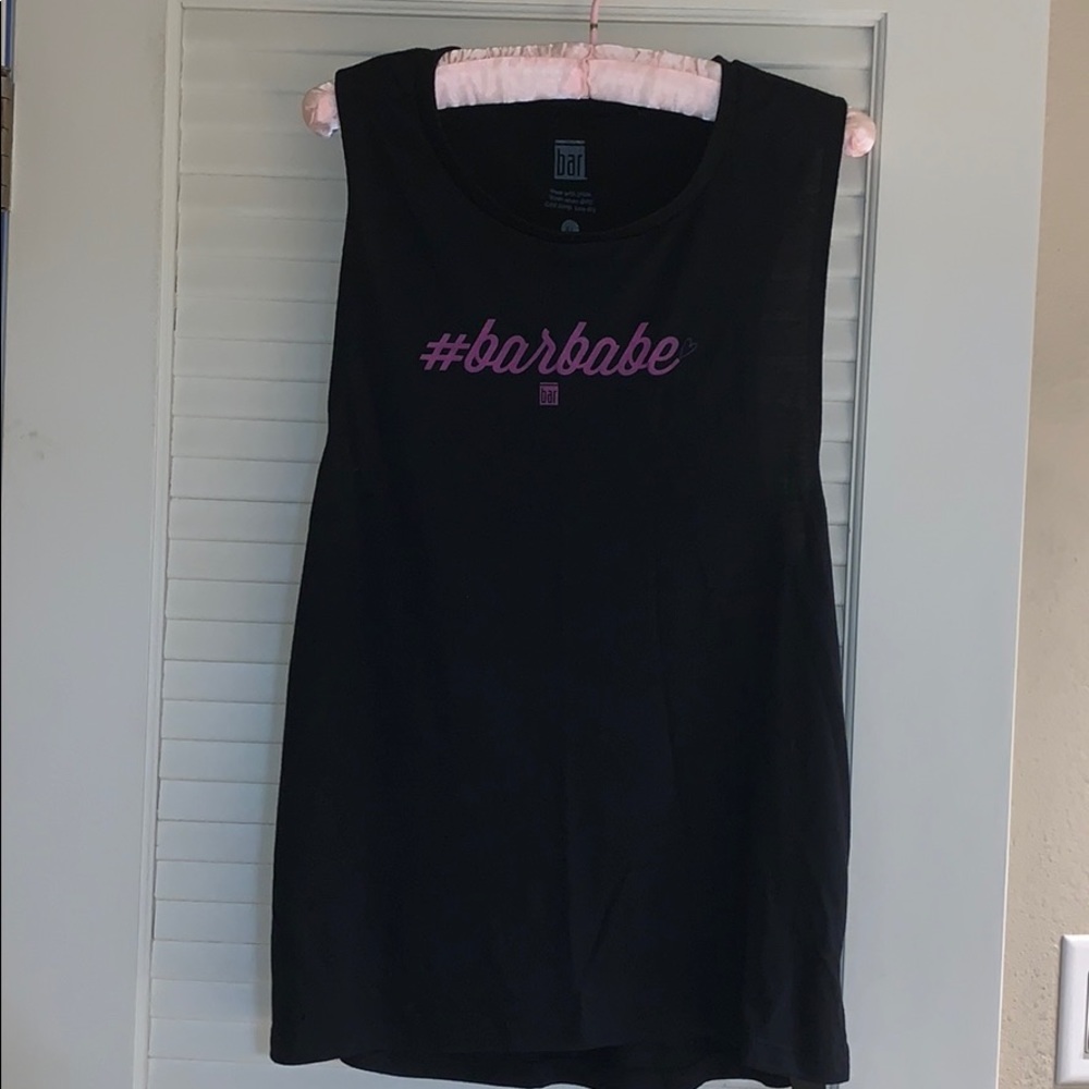 Bar Method muscle t shirt